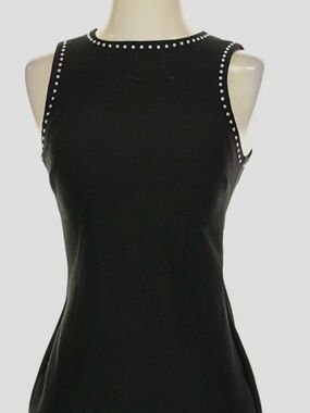 Likely Black Sleeveless Mini Dress with Studs